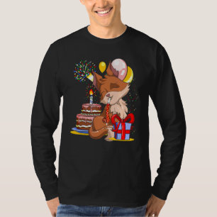 T-shirt Fête d'anniversaire Nature Animal Cute Forêt Fox