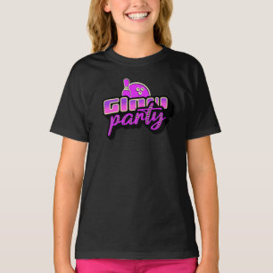 T-shirt Fête d'anniversaire Neon Bowling Party Bash