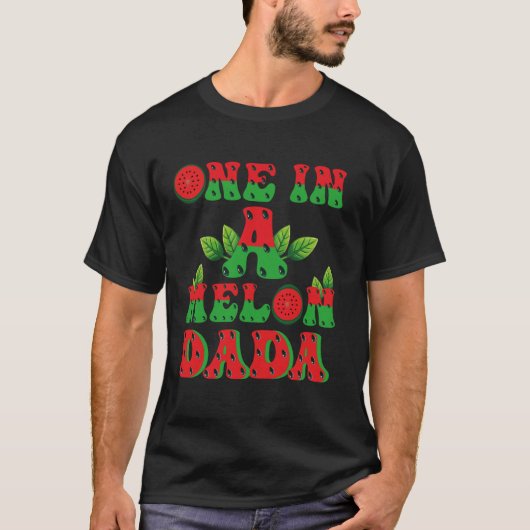 T-shirt Fête d'anniversaire pastèque Une pastèque Dada (Devant)
