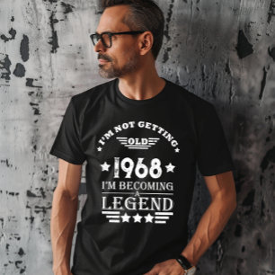 T-shirt Fête d'anniversaire personnalisée vintage 55 ans