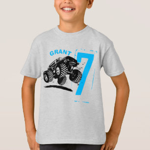 T-shirt Fête d'anniversaire pour les camions mondains