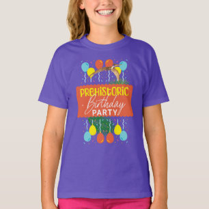 T-shirt Fête d'anniversaire préhistorique Ptérodactyle
