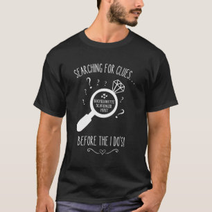 T-shirt Fête de Bach Bachelorette Chasse au Trésor Épousée