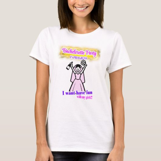 T-shirt Fête de Bach - La mariée s'amuse (Devant)