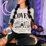 T-shirt Fête de Bachelorette Coven de mariée sur mesure<br><div class="desc">Faites-vous plaisir avec le T-shirt sur mesure de notre Mariée, Coven Witchy Bachelorette Party - un mélange parfait d'humour et d'enchantement pour votre fête envoûtante. Cette drôle de chemise de fête de bachelorette va au-delà du simple vêtement ; c'est une pièce de déclaration qui incarne l'esprit de votre équipe de...</div>