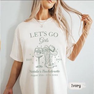 T-shirt Fête de bachelorette de Nashville sur mesure Go Gi