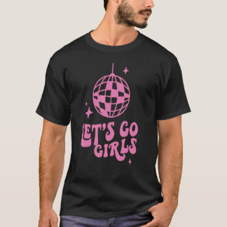 T-shirt Fête de Bachelorette Western Space Co Let's Go Gir