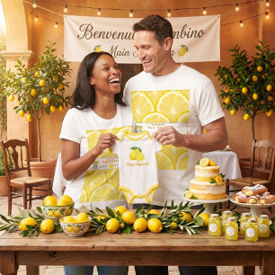 T-shirt Fête de bébé élégante et virale Lemon Squeeze Clas