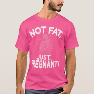 T-shirt Fête de bébé pas grosse juste enceinte