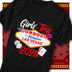 T-shirt Fête de bienvenue à Las Vegas Voyage de filles 202