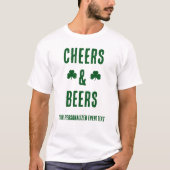 T-shirt Fête de bière et acclamations (Devant)