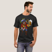 T-shirt Fête de bière pirate (Devant entier)