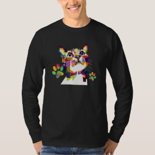T-shirt Fête de chats coloré Animaux amusant avec mon chat
