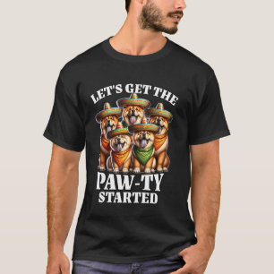T-shirt Fête de Chow Chow Cinco Chow Chow de Mai