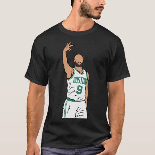 T-shirt Fête de Derrick White en 3 points (Devant)