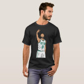T-shirt Fête de Derrick White en 3 points (Devant entier)