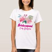 T-shirt Fête de fin de semaine de bachelorette tropicale B (Devant)