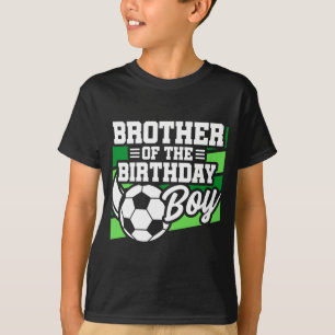 T-shirt Fête de foot de soccer pour enfants Frère du garço