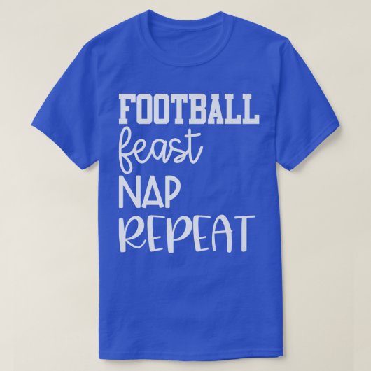 T-shirt Fête de football Nap Répétition Thanksgiving Autom (Design devant)