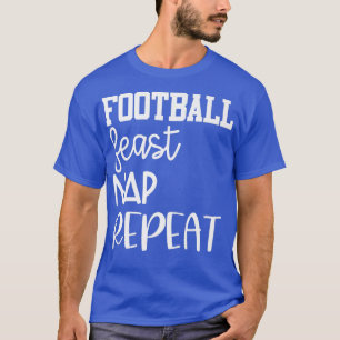 T-shirt Fête de football Nap Répétition Thanksgiving Autom