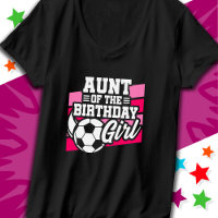 Fête de football pour enfants Tante d'anniversaire