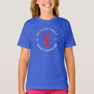 T-shirt Fête de fruits de mer estivale en famille avec ten