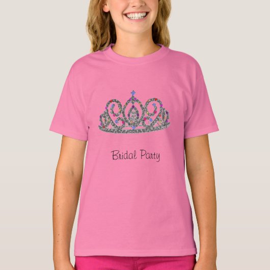T-shirt Fête de la mariée (Devant)