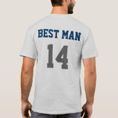 T-shirt Fête de la mariée de l'ÉQUIPE (Dos)