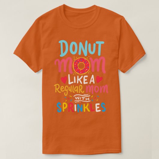 T-shirt Fête de la mère de Donut Sweoth Tooth Motherhood M (Design devant)