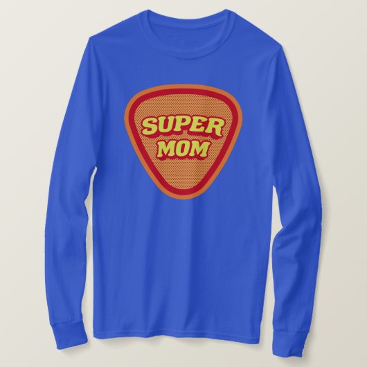 T-shirt Fête de la mère de Super Maman (Design devant)
