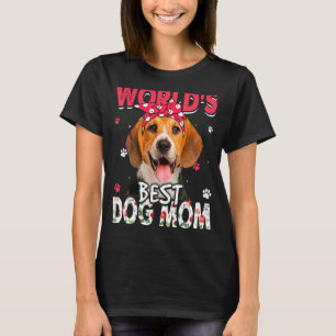 T-shirt Fête de la mère du chien meilleur Beagle du monde