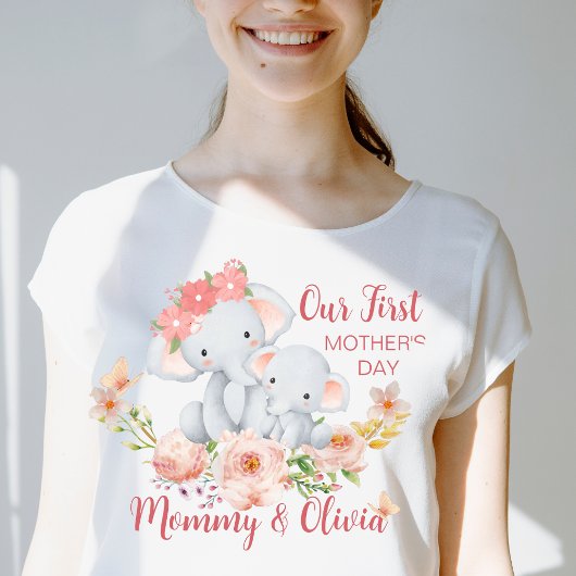 T-shirt Fête de la mère maternelle personnalisée