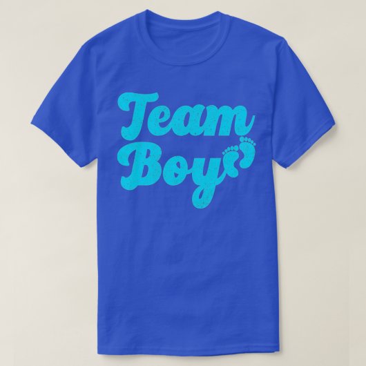 T-shirt Fête de la révélation de genre - Team Boy (2) (Design devant)