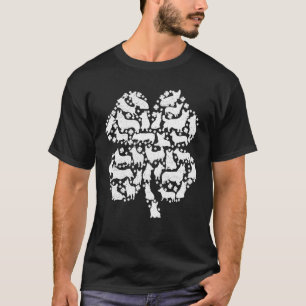T-shirt Fête de la Saint-Patrick Chien Corgi Irlandais Amé