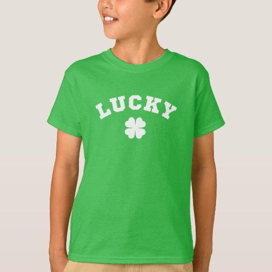 T-shirt Fête de la Saint-Patrick Lucky Clover (Devant)