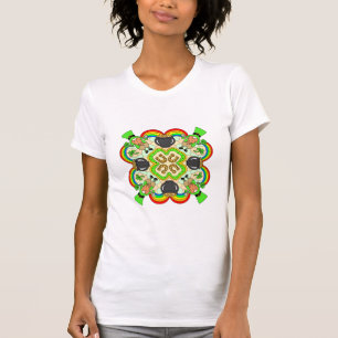 T-shirt fête de la saint-patrick   Mandala d'inspiration i