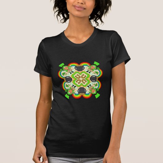 T-shirt fête de la saint-patrick | Mandala d'inspiration i (Devant)