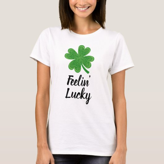 T-shirt Fête de la Saint-Patrick qui a de la chance (Devant)