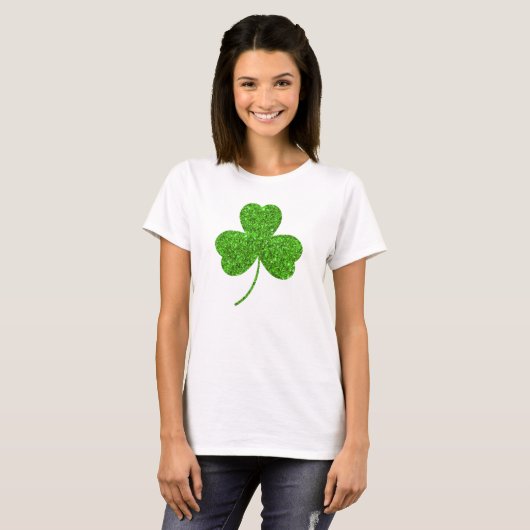 T-shirt Fête de la Saint-Patrick shamrock (Devant entier)