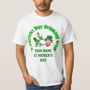 T-shirt Fête de la St Patrick irlandaise personnalisée