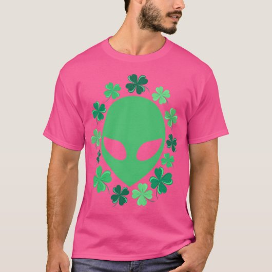 T-shirt Fête De L'Alien Saint Patrick (Devant)