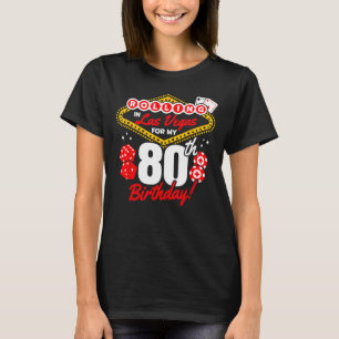 T-shirt Fête de Las Vegas - Rolling in Vegas - Vegas 80e