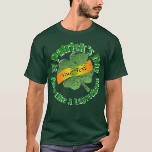 T-shirt Fête de Leprechaun Saint Patrick (Devant)