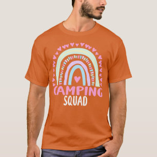 T-shirt Fête de l'équipe de camping Rapprocher les femmes