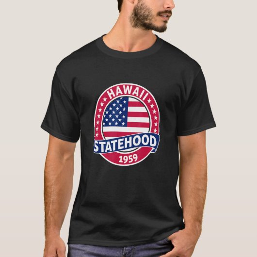 T-shirt Fête de l'État d'Hawaii (Devant)
