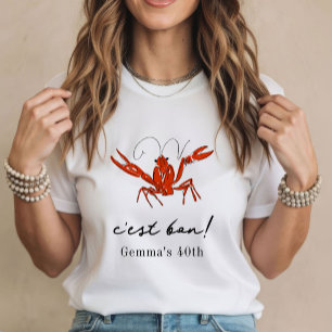 T-shirt Fête de l'été fruits de mer bouillabaisse d'écrevi