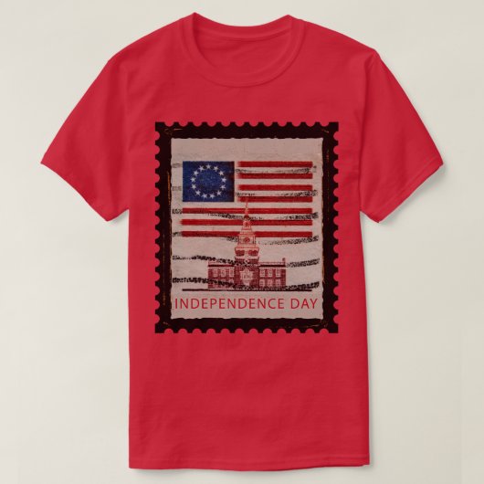 T-shirt Fête de l'Indépendance (Design devant)