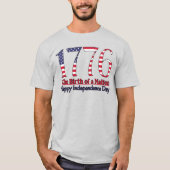 T-shirt Fête de l'Indépendance 1776 (Devant)