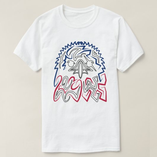 T-shirt Fête de l'Indépendance Aigle américain (Design devant)