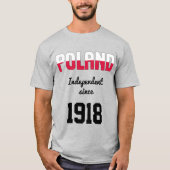 T-shirt Fête de l'indépendance de la Pologne (Devant)